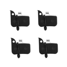 4 Pairs Organic MTB Bike Brake Pads Cycling Road Bicycle Resin Disc Brake for HRD Red 22 B1 HRD Force 22 HRD CX1