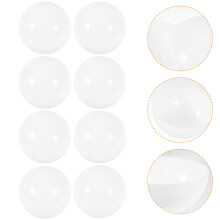 50Ud Cápsulas Plásticas Blancas Multiuso Para Máquina Y Decoración