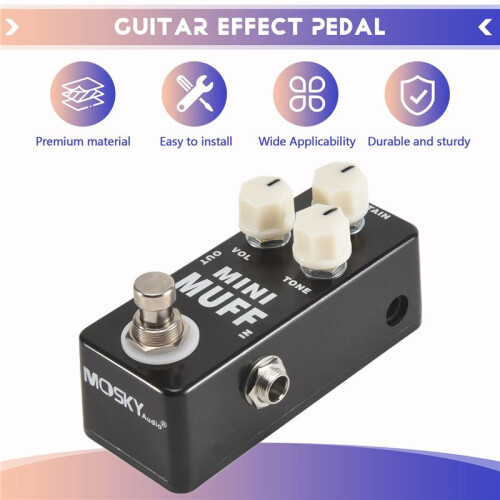 MOSKY  Muff Fuzz Distortion Electric Guitar Effect Pedal 1