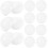 50Ud Cápsulas Plásticas Blancas Multiuso Para Máquina Y Decoración 8