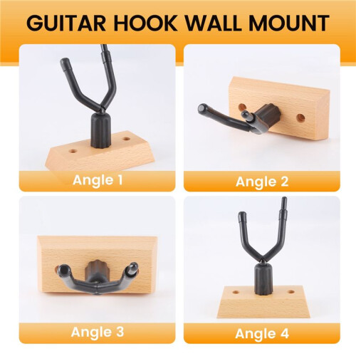 Violin Rack Hanger Violin Wall Mount Violin Wall Hook Solid Wood Base Violin Rack Can Hang Violin Bow 2