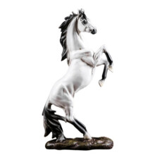 Estátua de Cavalo Galopando para Decoração de Casa Escultura de Estatueta de Cavalo Moderna Decoração de Escritório Artesanato