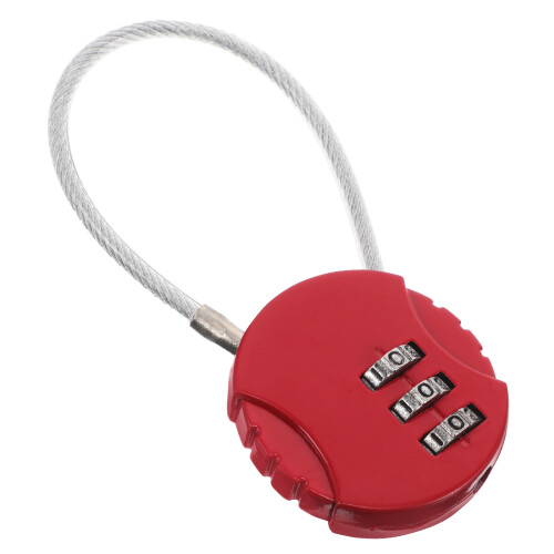 5Ud Para Equipaje Con Cable De Acero Zinco Y Combinación 1