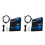 2Sets Wireless Audio Mixer 5-Kanal Mischkonsole Schwarz ABS Material 7