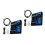 2Sets Wireless Audio Mixer 5-Kanal Mischkonsole Schwarz ABS Material 4
