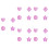 20Ud Moldes Embossed Para Rosa Herramienta Manicura DIY 7