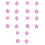 20Ud Moldes Embossed Para Rosa Herramienta Manicura DIY 3