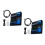 2Sets Wireless Audio Mixer 5-Kanal Mischkonsole Schwarz ABS Material 3