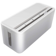 Cable Management Box, ABS Cable Organizer Cord Hider Box, Datorkraftledningar, Ruttkablar, Grenuttag Under Skrivbordet