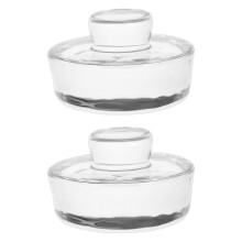 2Stk Weithals Gewichte Transparent - Fermentierwerkzeug Für
