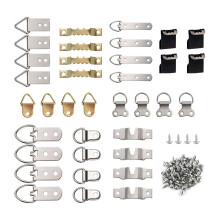 96 StüCk / Set Bilder Foto Rahmen HäNgende Haken mit Schrauben Kit für BüRo Haus Malerei KleiderbüGel Sortiert