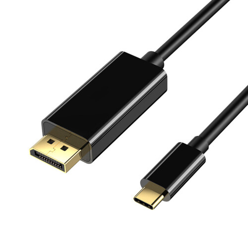 Type-C Zu Patchkabel 4K Handy Tv Anschluss Schwarz 1,8 M