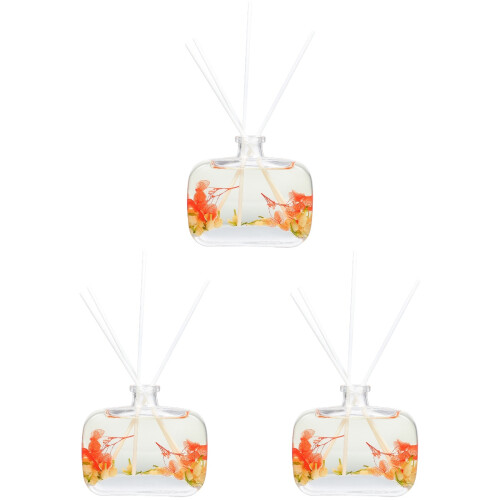 3Sets Rattan Duftöl Diffuser Set Aromatherapie Luftauffrischer Bunt 2