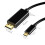 Type-C Zu Patchkabel 4K Handy Tv Anschluss Schwarz 1,8 M 6