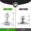 L Track Threaded Stud Fittings L-Track Threaded Double Stud Lug Fitting Tie Down, Used with L Track Rails, Silver 3