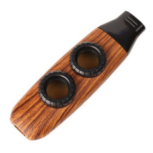 Dubbel Gat Ontwerp Kazoo Dubbel Membraan Kazoo Begeleiding Ukelele Gitaar Viool Draagbaar Muziekinstrument-A