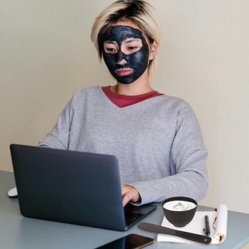 1 Set Gesichtsmasken Mischschüssel Für Mit Stab Löffel 2