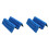 2Pcs Lightweight Blue Folding Moisture-Resistant Camping Mats 4