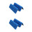 2Pcs Lightweight Blue Folding Moisture-Resistant Camping Mats 7