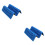 2Pcs Lightweight Blue Folding Moisture-Resistant Camping Mats 8