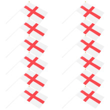 60 Pcs Mini England Flag With Stick For Soccer And Celebrations