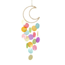Mehrfarbiges Windspiel für Draußen, Strand, Geschenk, für Drinnen und Draußen, für Zuhause, Umzug, Garten, Dekoration
