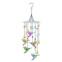 Bird DIY Painting Wind Chimes,Diamond Art Kits for Adults, Wind Spinner for Garden Decor