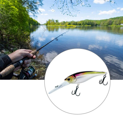 Schwimmender Angelköder, 70 Mm, 10 G, Sinkend, Tieftauchen, Süßwasser, Salzwasser, Angelköder, Kurbelköder, Wobbler 1