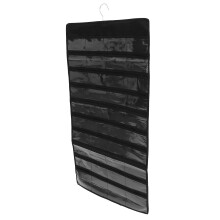 Organizador De Joyas Y Accesorios Colgante PVC Negro