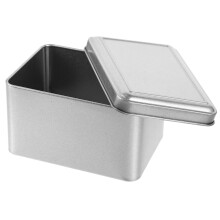 4Ud Lata Plata De Hojalata Con Para Té, Café Y Dulces En Casa