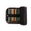Rollup Pencil Case Canvas Organizer With 36 Slots Black 1