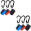 6Ud Clips Para Cañas De Con Gancho, Y Compacto 8