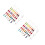60Stk Sublimation Keyrings DIY Heat Transfer Set 8