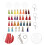 60Stk Sublimation Keyrings DIY Heat Transfer Set 11