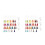 60Stk Sublimation Keyrings DIY Heat Transfer Set 5