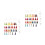 60Stk Sublimation Keyrings DIY Heat Transfer Set 4