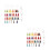 60Stk Sublimation Keyrings DIY Heat Transfer Set 6