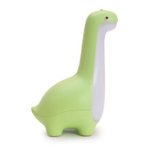 Luz Nocturna de Dinosaurio para Niños: Linda Lámpara de Noche con Protección para los Ojos, Carga USB, Decoración Ideal para la Habitación Verde