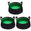3Ud Cubeta Plegable Impermeable Verde Para Camping Pesca 2