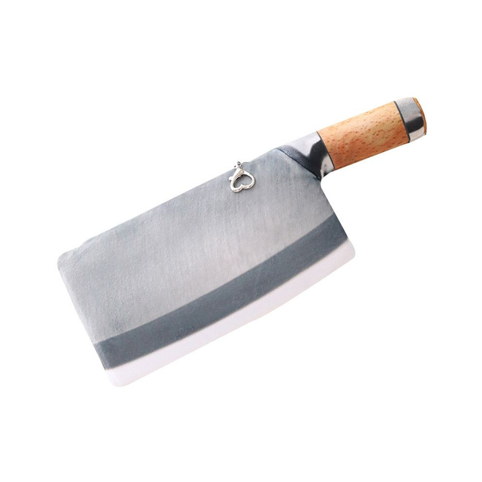 Simulation Kitchen Knife Bag Funny Realistic Knife Plush Toys Mobile Phone Bag Decoration Coin Purse,A 6032126155825