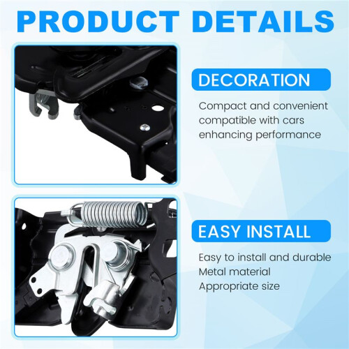 68261145AA Verrou de Capot de Voiture pour  Compass 2010-2014  2010-2017 2