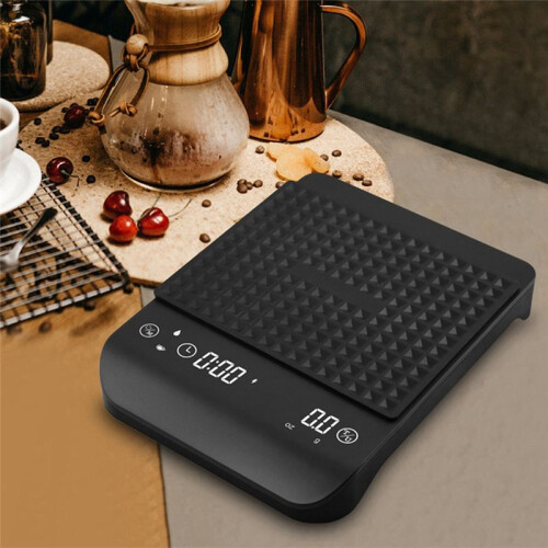 3kg/0.1g Digital Coffee Scale Rechargeable Kitchen Electronic Scale Oz/G Espresso Scale with Auto Touch Sensor 1
