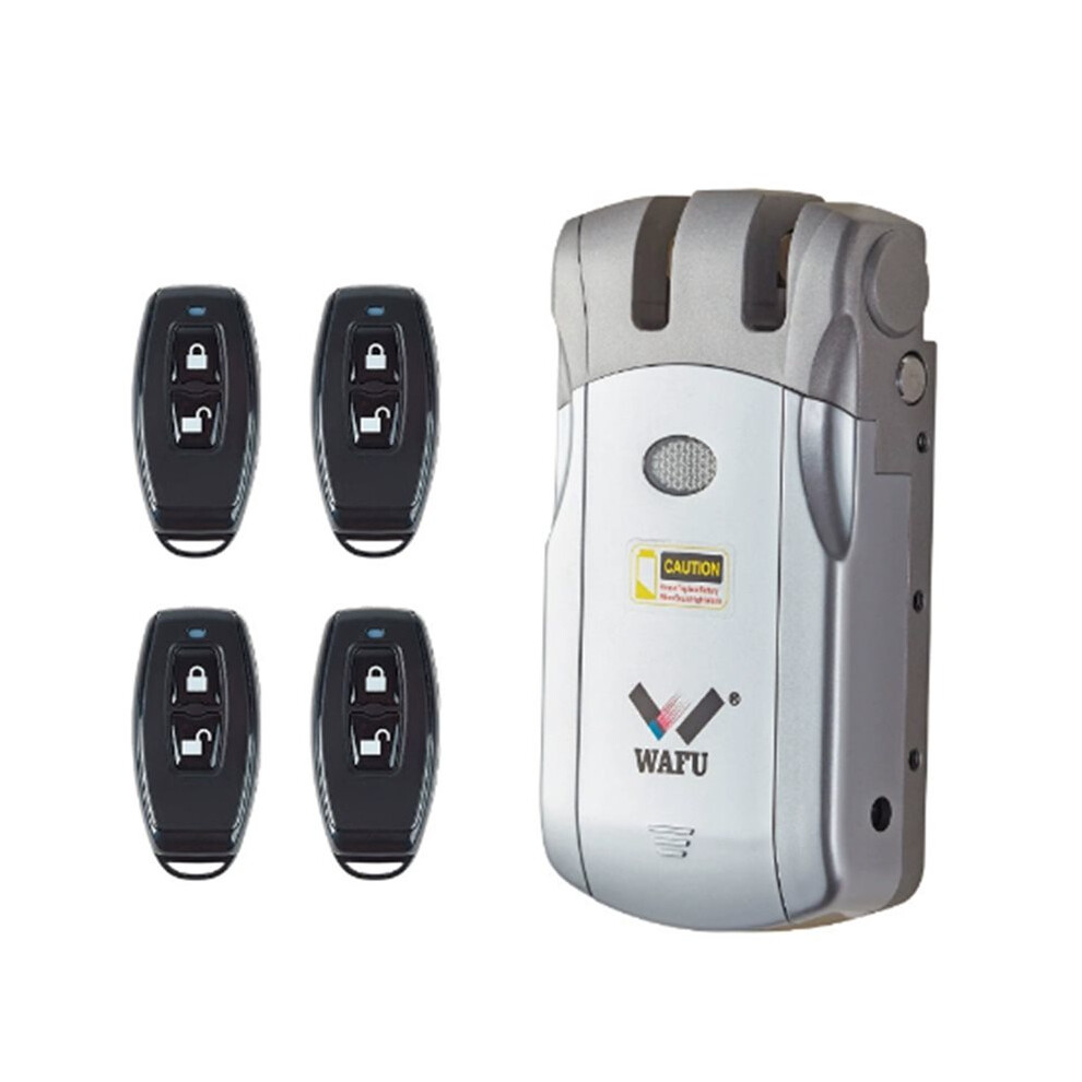 Wafu Door Lock 019 Remote Control Deadbolt Lock Electronic Keyless Tuya /Wifi 433Mhz Invisible Lock 6033787391805