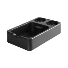 Espresso Tamping Station Espresso Organizer Box Coffee Filter Tamper Holder for Counter Top Coffee Tools Organzier B