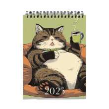 Calendario 2025 Calendario Gattino Calendario Fasi Lunari Planner Mensile Calendario Gatti 2025 per La Casa