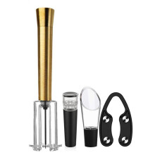 Weinflaschenöffner-Set - Korkenzieher mit Luftpumpe, Schnelles Öffnen mit Einem Tastendruck, Weinöffner-Geschenkbox, Weinset