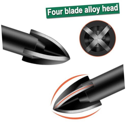 7pcs Hex Shank Drill Bits Firewood Hand Drill Cone Multipurpose Drilling Bit Stepped Drill Bit Tile Drill Bit 1