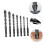 7pcs Hex Shank Drill Bits Firewood Hand Drill Cone Multipurpose Drilling Bit Stepped Drill Bit Tile Drill Bit 6