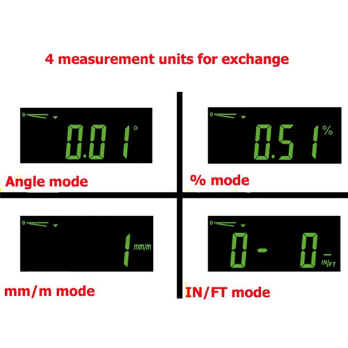 Digital Level Electronic Protractor Inclinometer with Magnet Illuminate Level Angle Meter Gauge Level Box Inclinometer 1
