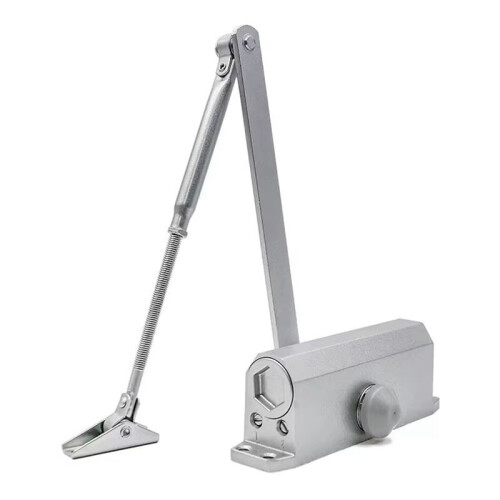 Automatic Door Closer Adjustable Door Stop Multifunctional Buffer Door Closer Suitable for Residential Decoration B